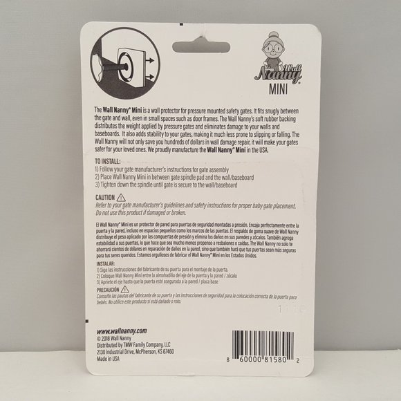 Wall Nanny Mini Wall Protector for Pressure Mounted Gates White AS SEEN ON TV! - Picture 4 of 5